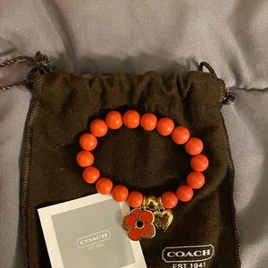 Coach Poppy Bracelet Coral